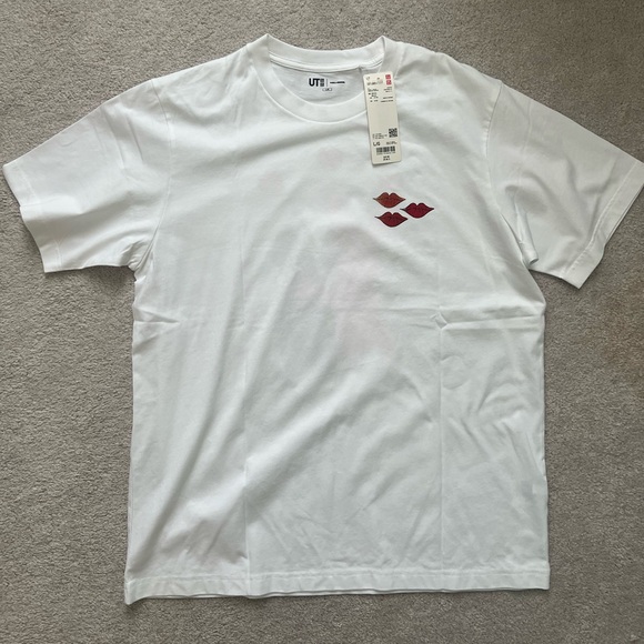 Men’s White Graphic T-Shirt - Picture 1 of 3